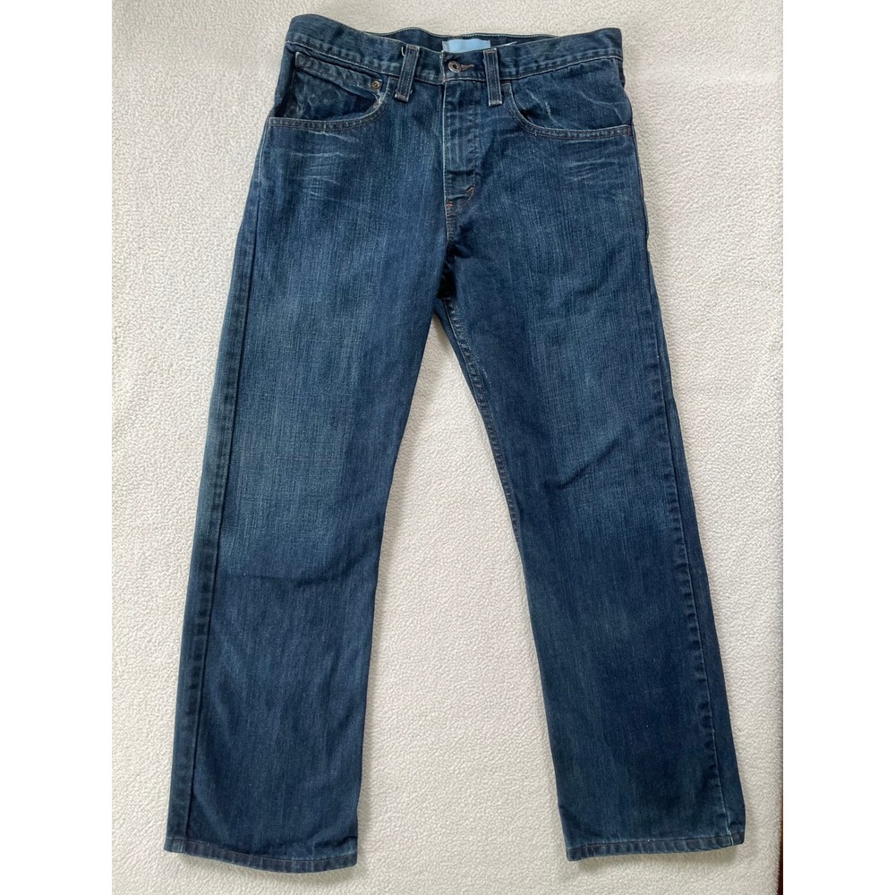 Levi's SilverTab Mens 30x30 True Boot Jeans Dark Wash Blue 100% Cotton Denim